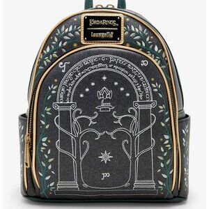 Loungefly The Lord of the Rings Doors of Durin Glow-in-the-Dark Backpack *NWT*